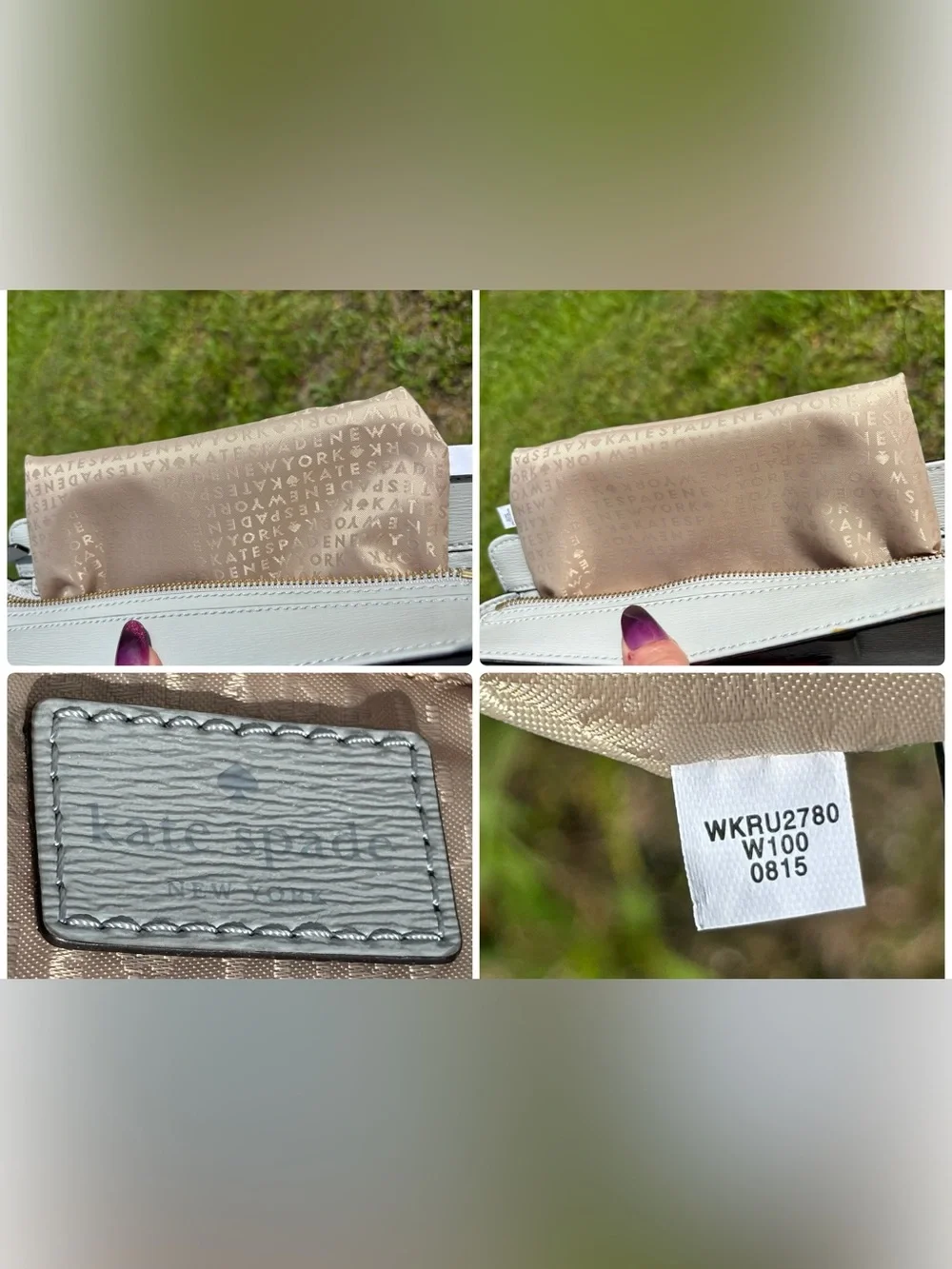 Kate Spade New York Hancock Park Angelica Crossbody Bag W/ COA